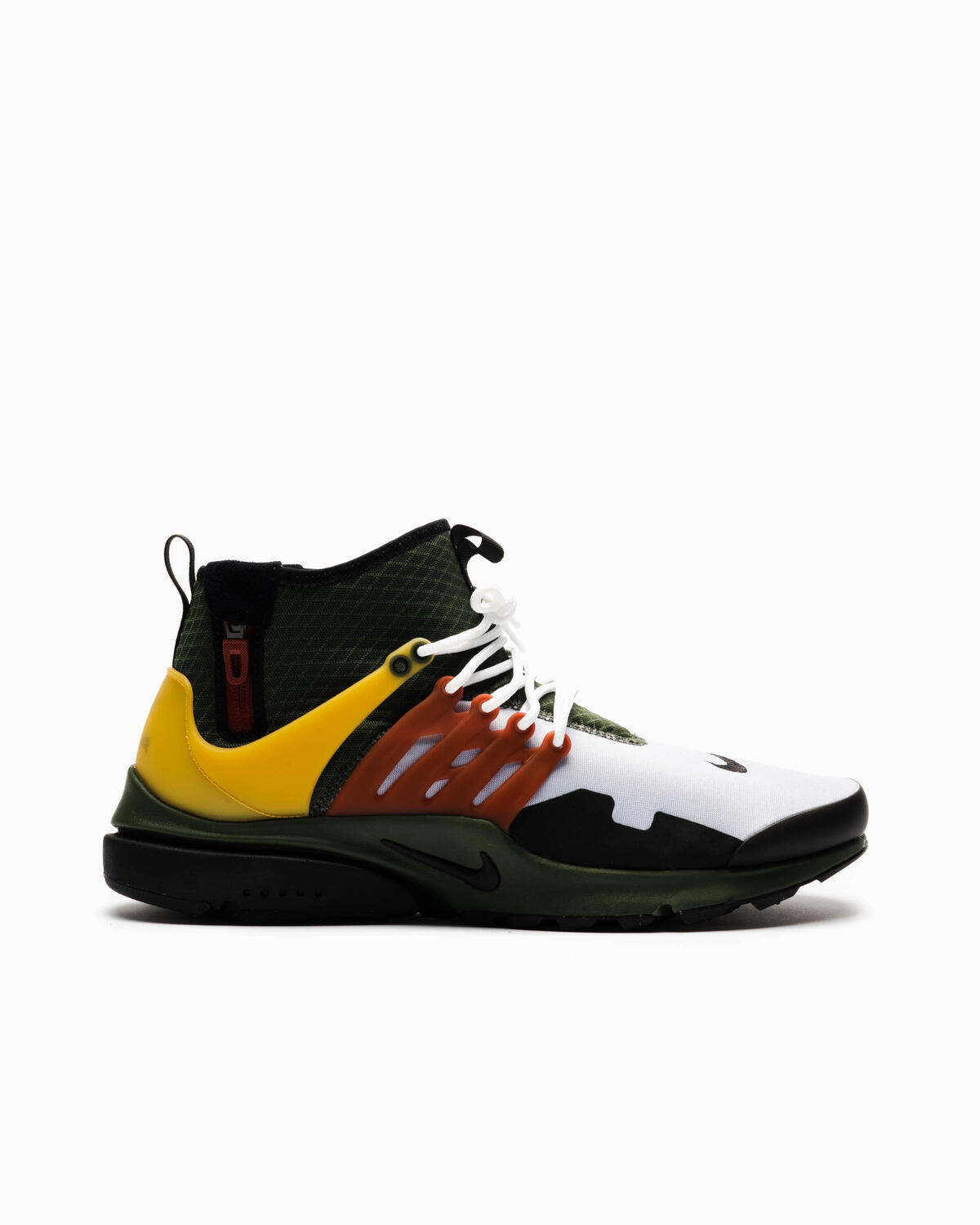 Air presto mid on sale utility black yellow